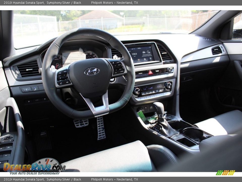 2019 Hyundai Sonata Sport Symphony Silver / Black Photo #25