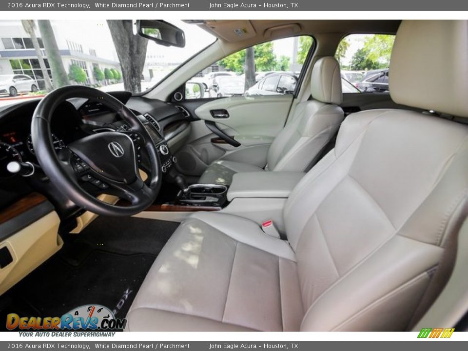 2016 Acura RDX Technology White Diamond Pearl / Parchment Photo #19