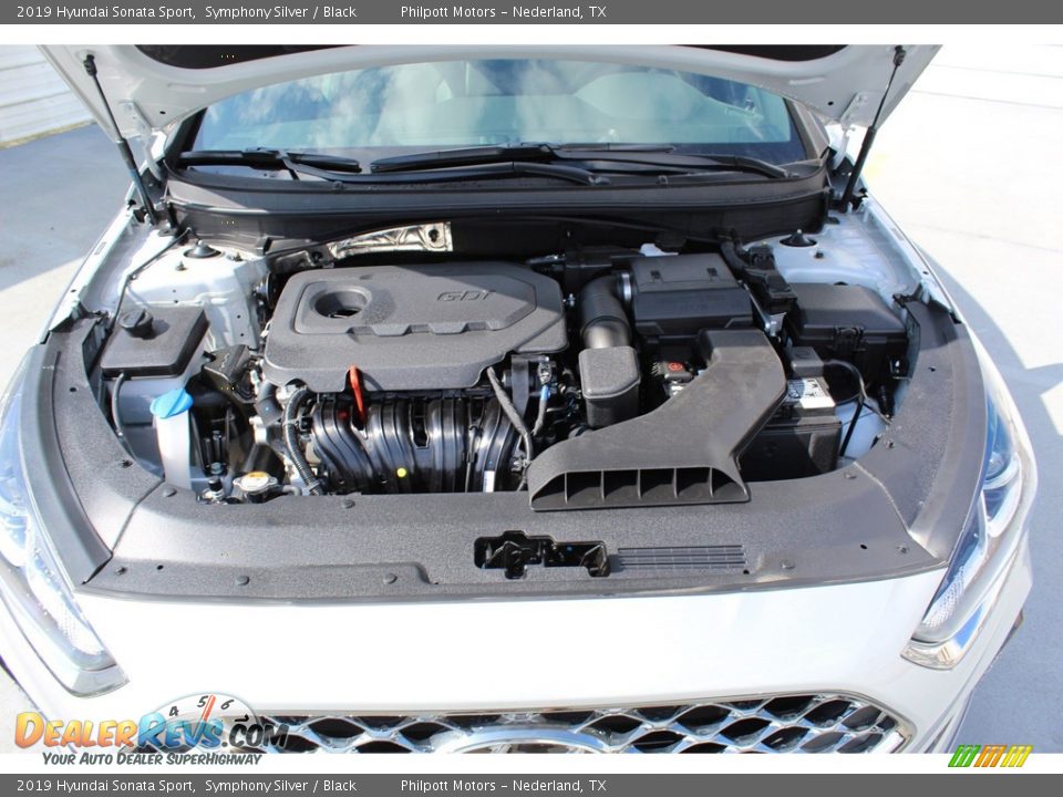 2019 Hyundai Sonata Sport Symphony Silver / Black Photo #28