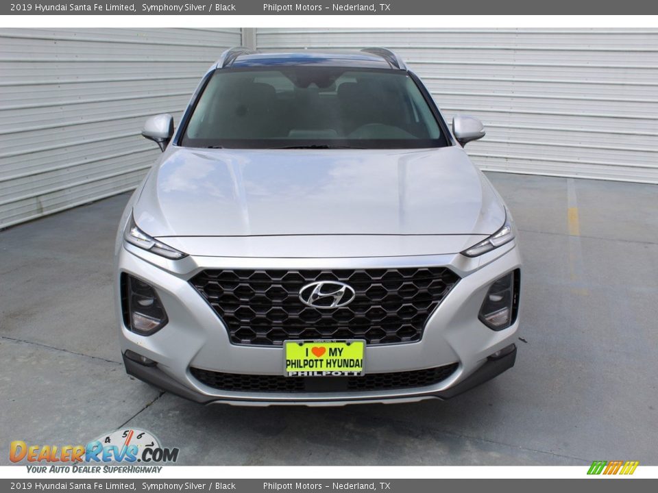 2019 Hyundai Santa Fe Limited Symphony Silver / Black Photo #3