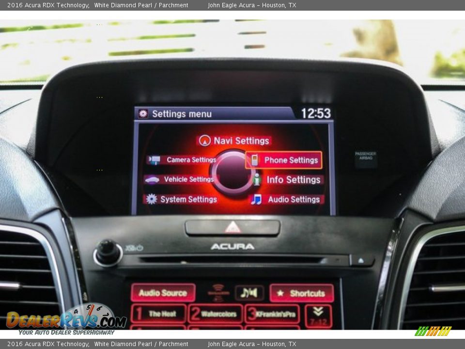 2016 Acura RDX Technology White Diamond Pearl / Parchment Photo #28