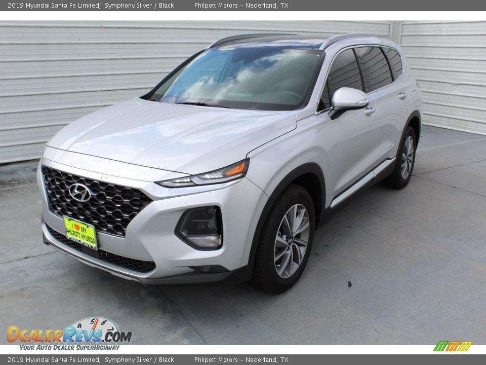 2019 Hyundai Santa Fe Limited Symphony Silver / Black Photo #4