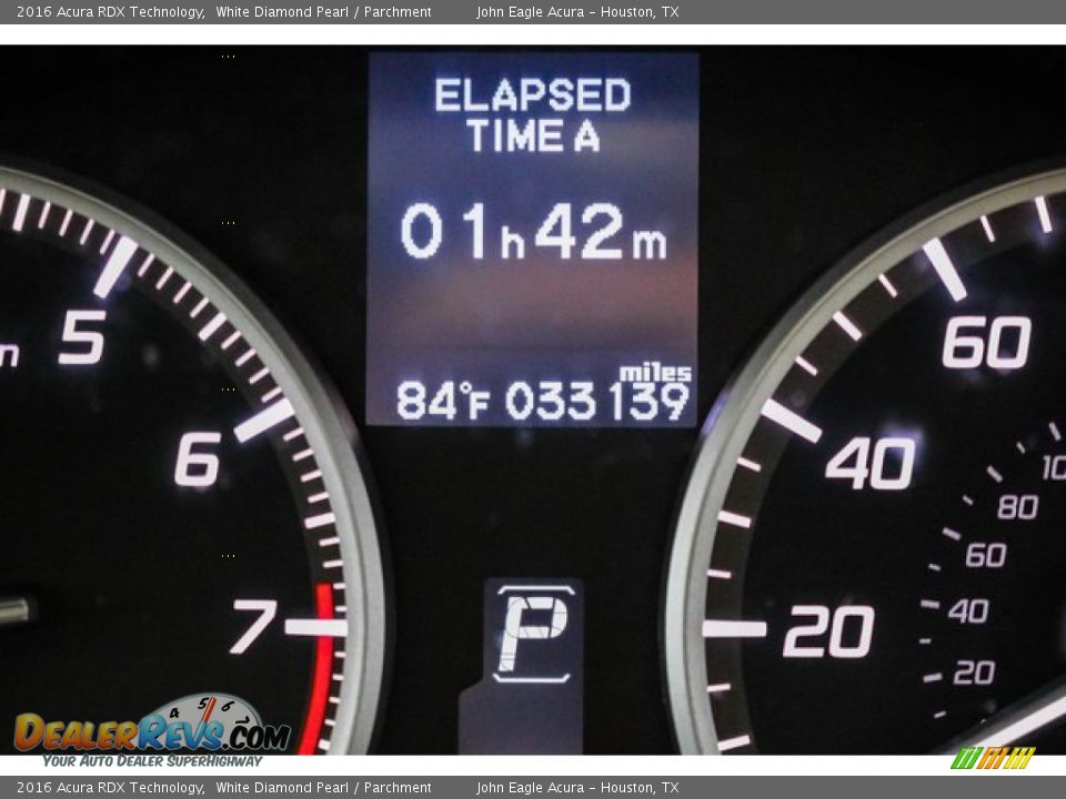 2016 Acura RDX Technology White Diamond Pearl / Parchment Photo #34