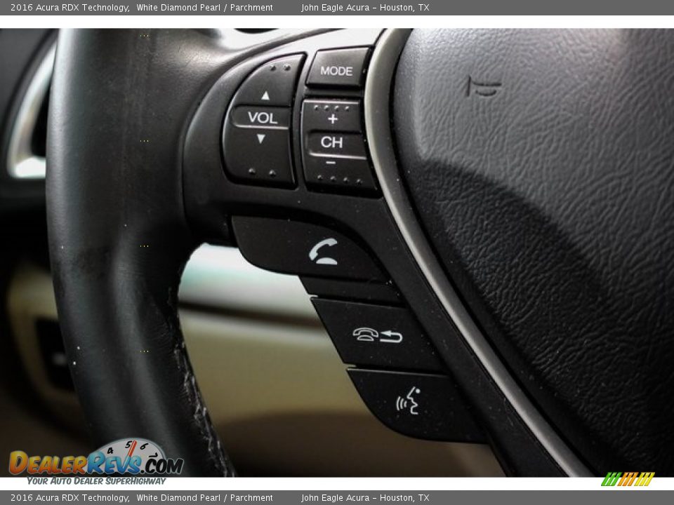 2016 Acura RDX Technology White Diamond Pearl / Parchment Photo #36