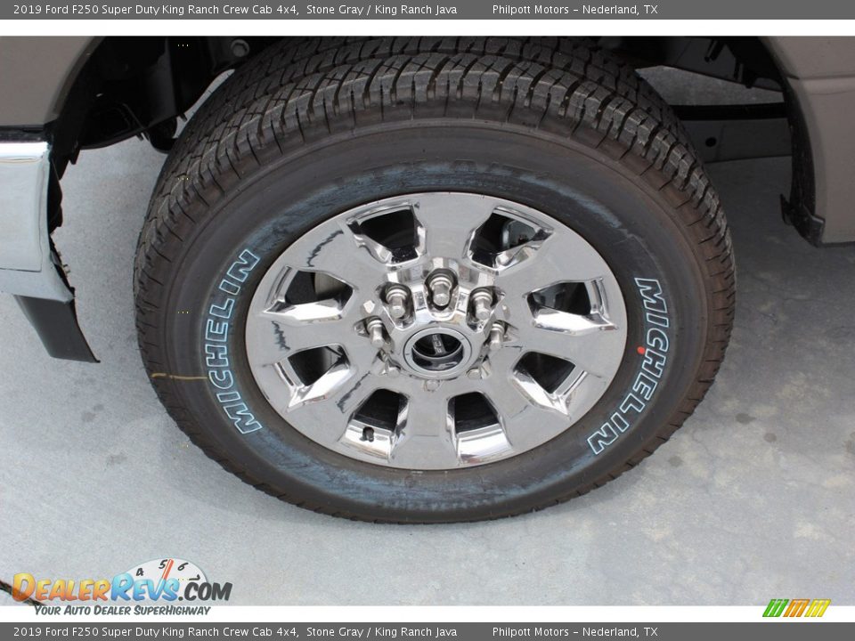 2019 Ford F250 Super Duty King Ranch Crew Cab 4x4 Stone Gray / King Ranch Java Photo #5