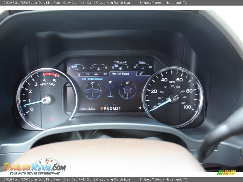 2019 Ford F250 Super Duty King Ranch Crew Cab 4x4 Gauges Photo #14