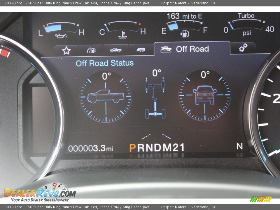 2019 Ford F250 Super Duty King Ranch Crew Cab 4x4 Gauges Photo #15