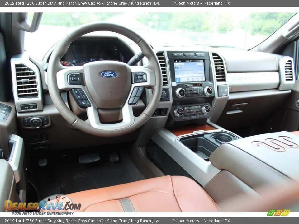 Dashboard of 2019 Ford F250 Super Duty King Ranch Crew Cab 4x4 Photo #20