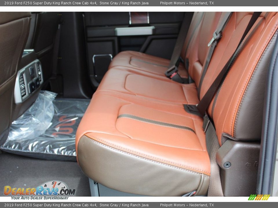 Rear Seat of 2019 Ford F250 Super Duty King Ranch Crew Cab 4x4 Photo #23