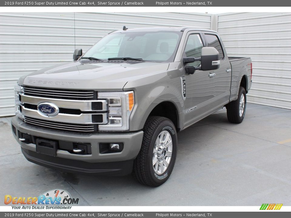Front 3/4 View of 2019 Ford F250 Super Duty Limited Crew Cab 4x4 Photo #4