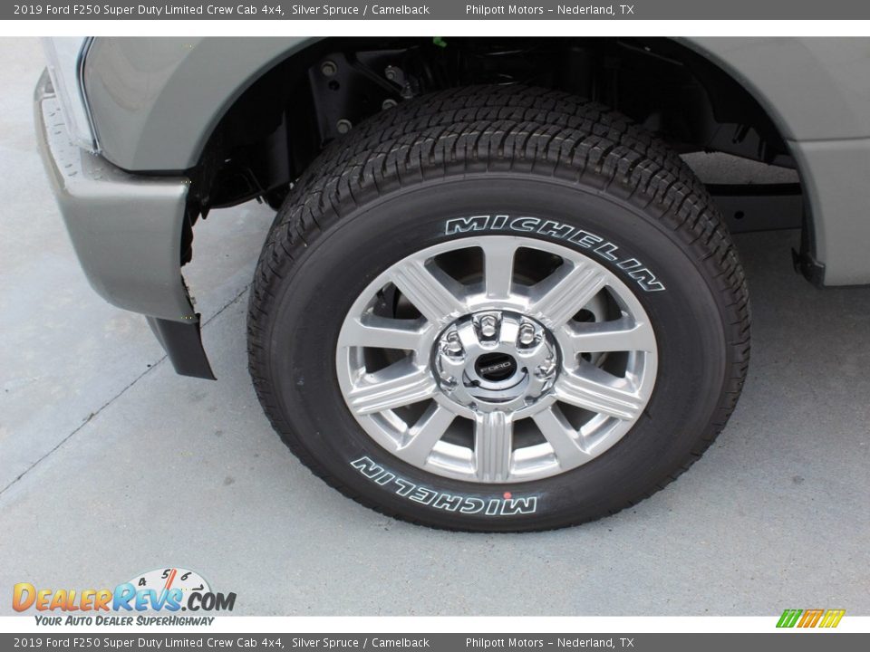 2019 Ford F250 Super Duty Limited Crew Cab 4x4 Silver Spruce / Camelback Photo #5