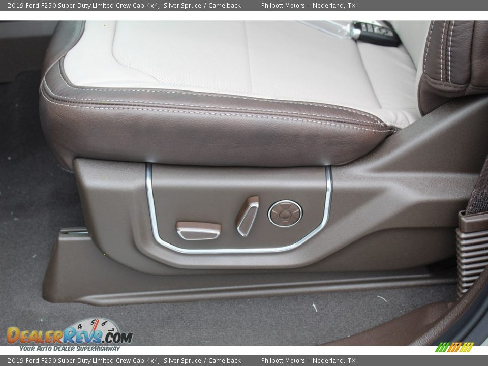 Front Seat of 2019 Ford F250 Super Duty Limited Crew Cab 4x4 Photo #11