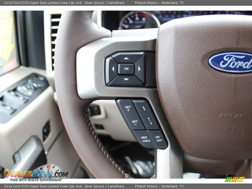 2019 Ford F250 Super Duty Limited Crew Cab 4x4 Steering Wheel Photo #12
