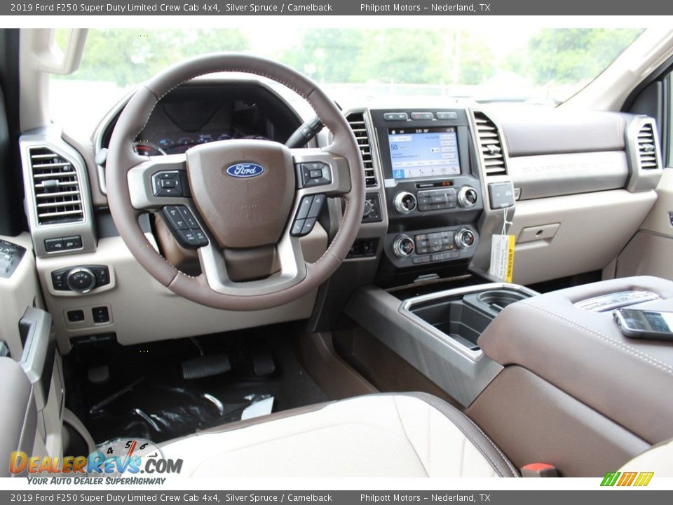 2019 Ford F250 Super Duty Limited Crew Cab 4x4 Silver Spruce / Camelback Photo #20