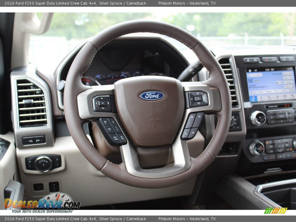 2019 Ford F250 Super Duty Limited Crew Cab 4x4 Steering Wheel Photo #21