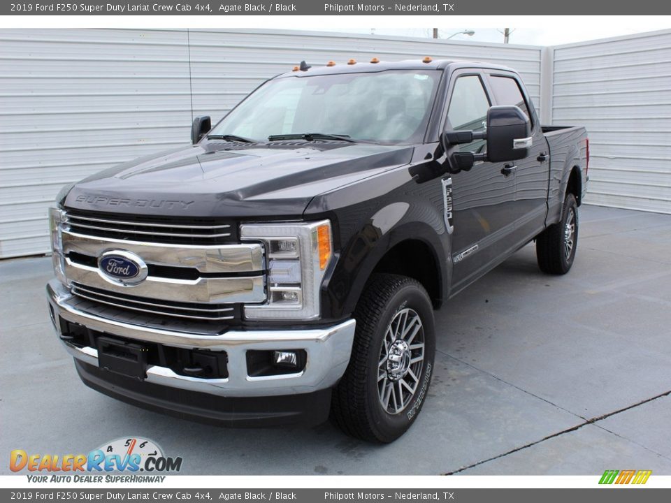2019 Ford F250 Super Duty Lariat Crew Cab 4x4 Agate Black / Black Photo #4