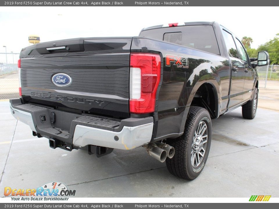 2019 Ford F250 Super Duty Lariat Crew Cab 4x4 Agate Black / Black Photo #7
