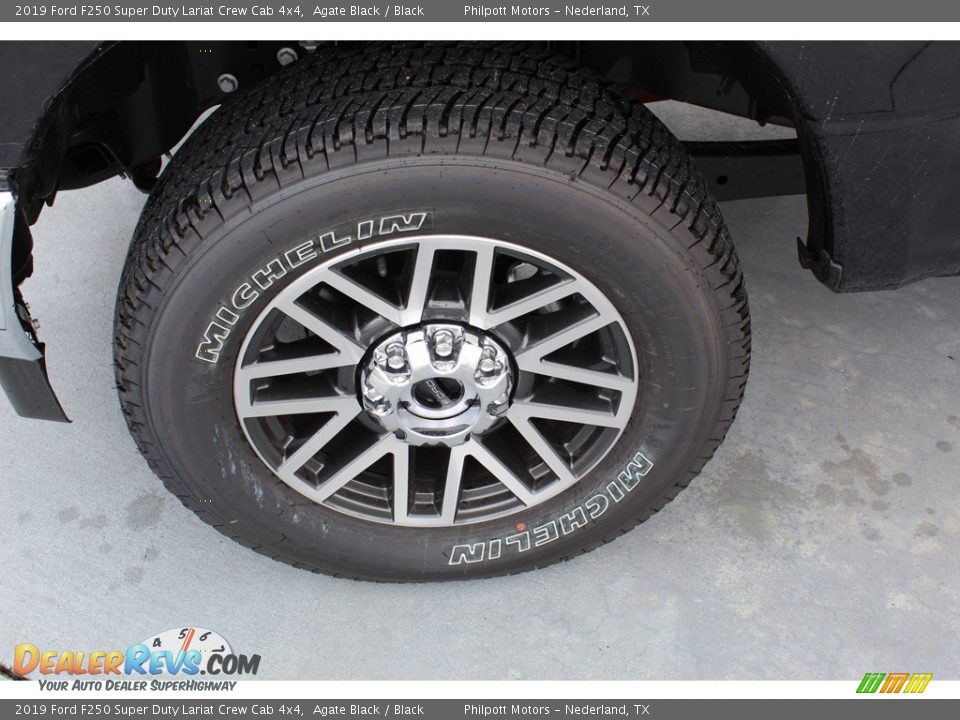 2019 Ford F250 Super Duty Lariat Crew Cab 4x4 Agate Black / Black Photo #8