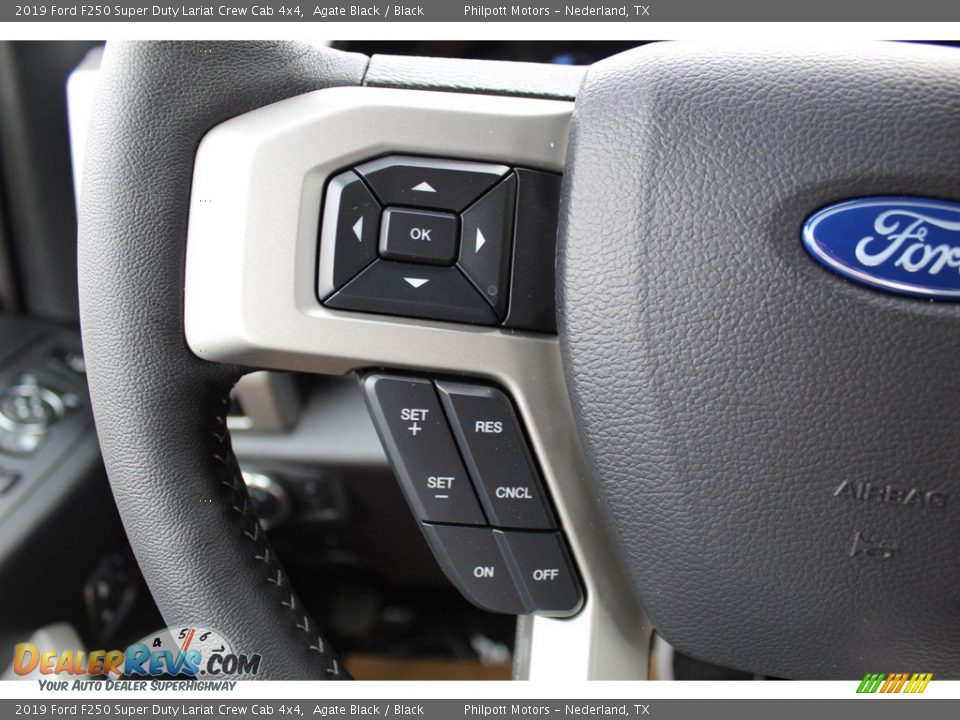 2019 Ford F250 Super Duty Lariat Crew Cab 4x4 Agate Black / Black Photo #12