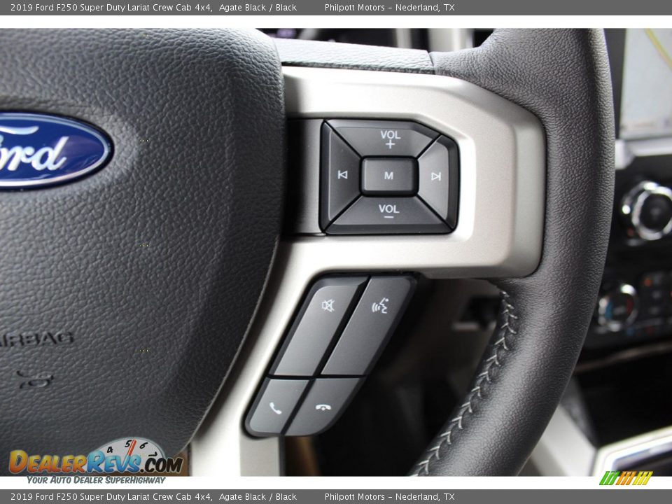 2019 Ford F250 Super Duty Lariat Crew Cab 4x4 Agate Black / Black Photo #13