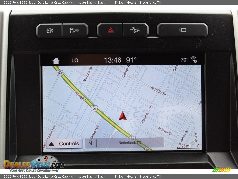 2019 Ford F250 Super Duty Lariat Crew Cab 4x4 Agate Black / Black Photo #16