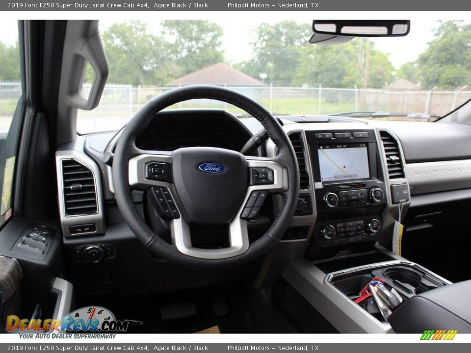 2019 Ford F250 Super Duty Lariat Crew Cab 4x4 Agate Black / Black Photo #22