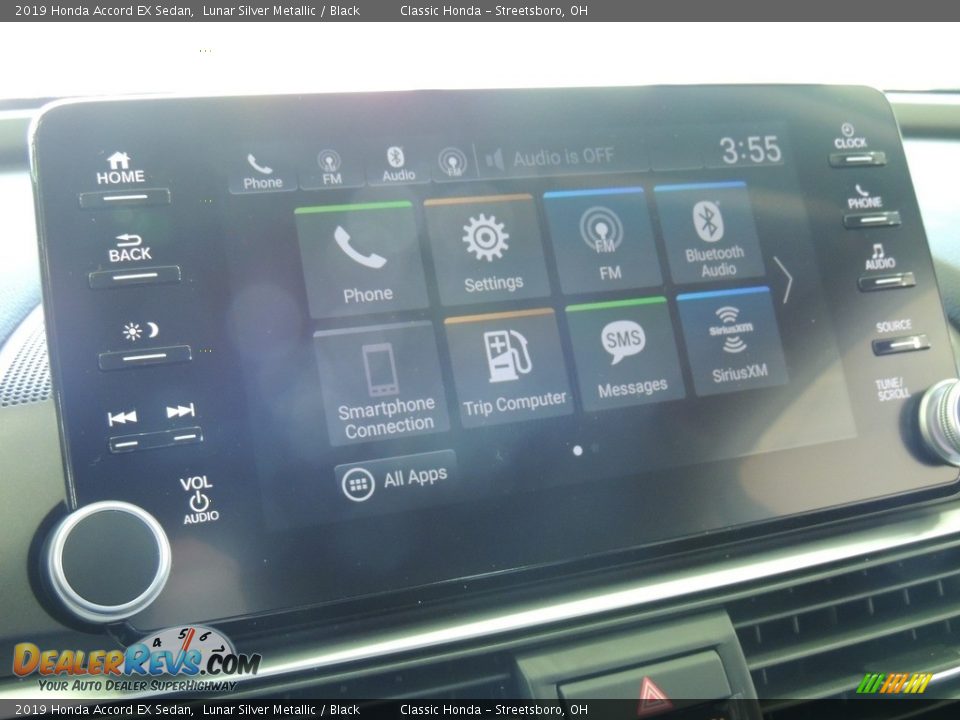 2019 Honda Accord EX Sedan Lunar Silver Metallic / Black Photo #15
