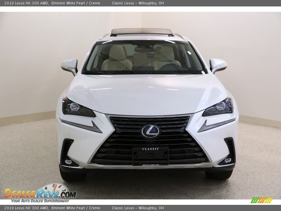 2019 Lexus NX 300 AWD Eminent White Pearl / Creme Photo #2