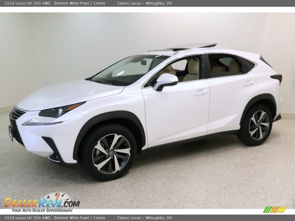 2019 Lexus NX 300 AWD Eminent White Pearl / Creme Photo #3