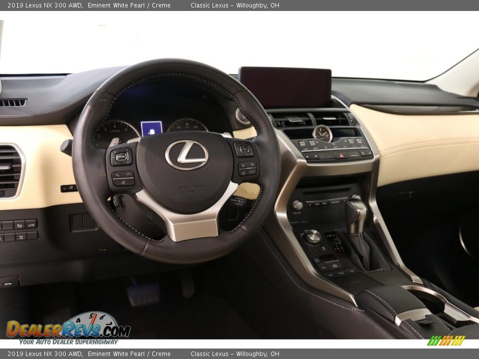 2019 Lexus NX 300 AWD Eminent White Pearl / Creme Photo #6