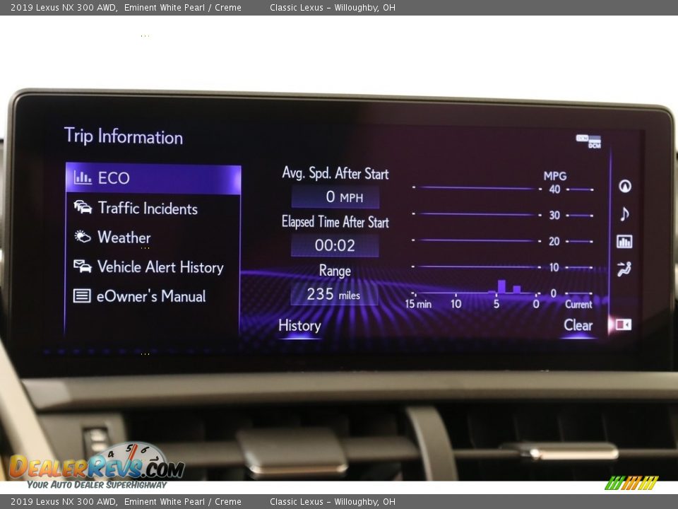 2019 Lexus NX 300 AWD Eminent White Pearl / Creme Photo #13