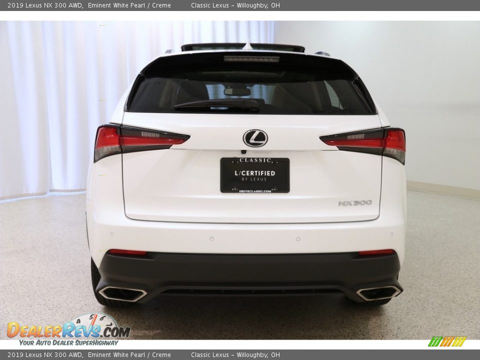 2019 Lexus NX 300 AWD Eminent White Pearl / Creme Photo #21