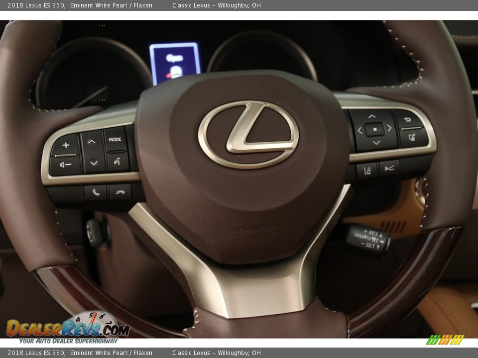 2018 Lexus ES 350 Eminent White Pearl / Flaxen Photo #8