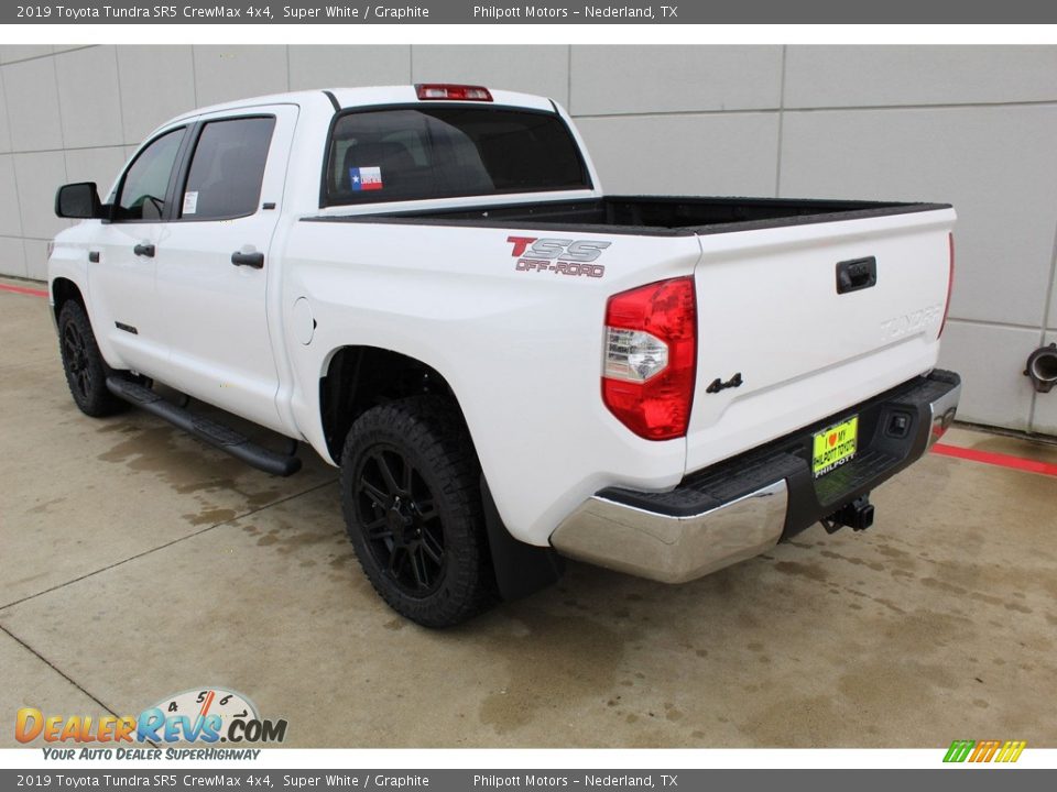 2019 Toyota Tundra SR5 CrewMax 4x4 Super White / Graphite Photo #5