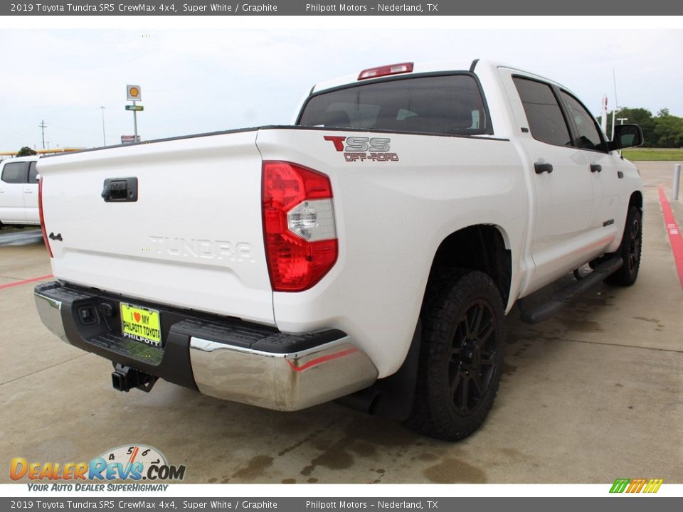 2019 Toyota Tundra SR5 CrewMax 4x4 Super White / Graphite Photo #7