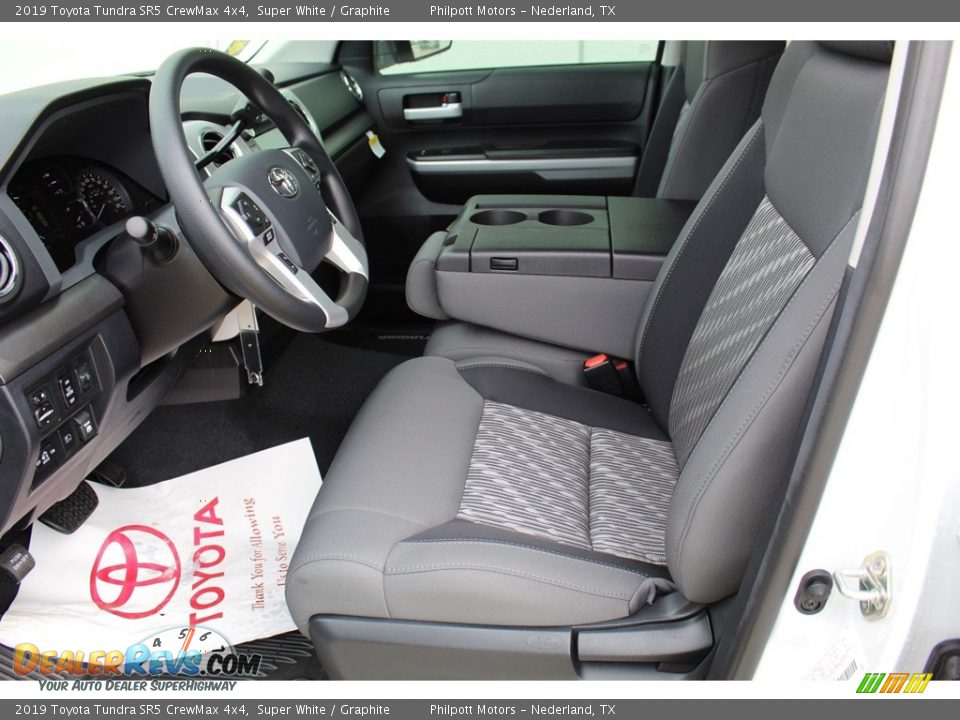 2019 Toyota Tundra SR5 CrewMax 4x4 Super White / Graphite Photo #9
