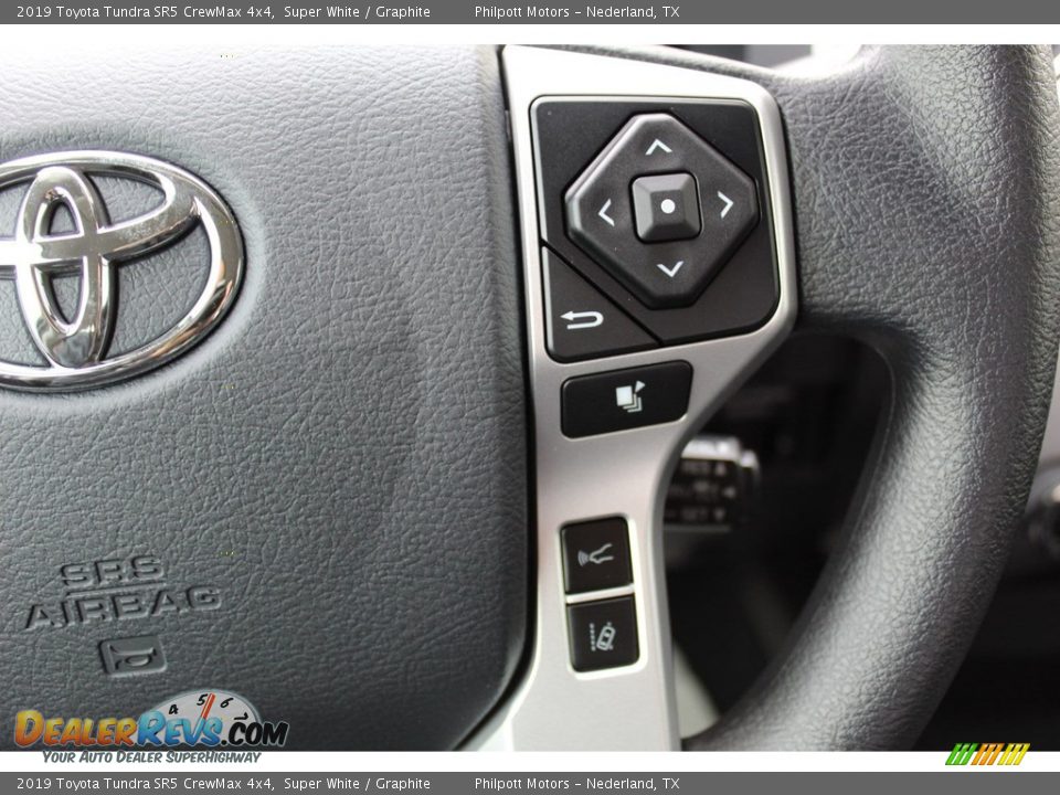 2019 Toyota Tundra SR5 CrewMax 4x4 Super White / Graphite Photo #11