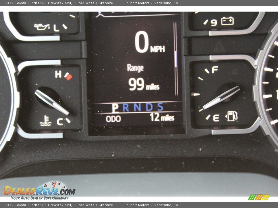 2019 Toyota Tundra SR5 CrewMax 4x4 Super White / Graphite Photo #13
