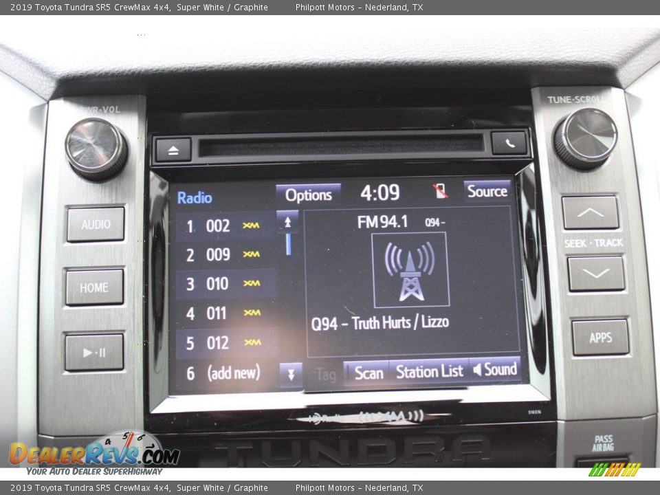 2019 Toyota Tundra SR5 CrewMax 4x4 Super White / Graphite Photo #14