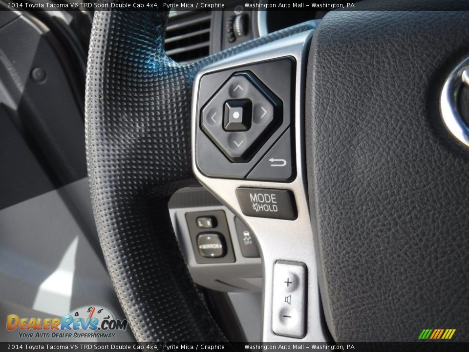 2014 Toyota Tacoma V6 TRD Sport Double Cab 4x4 Pyrite Mica / Graphite Photo #23
