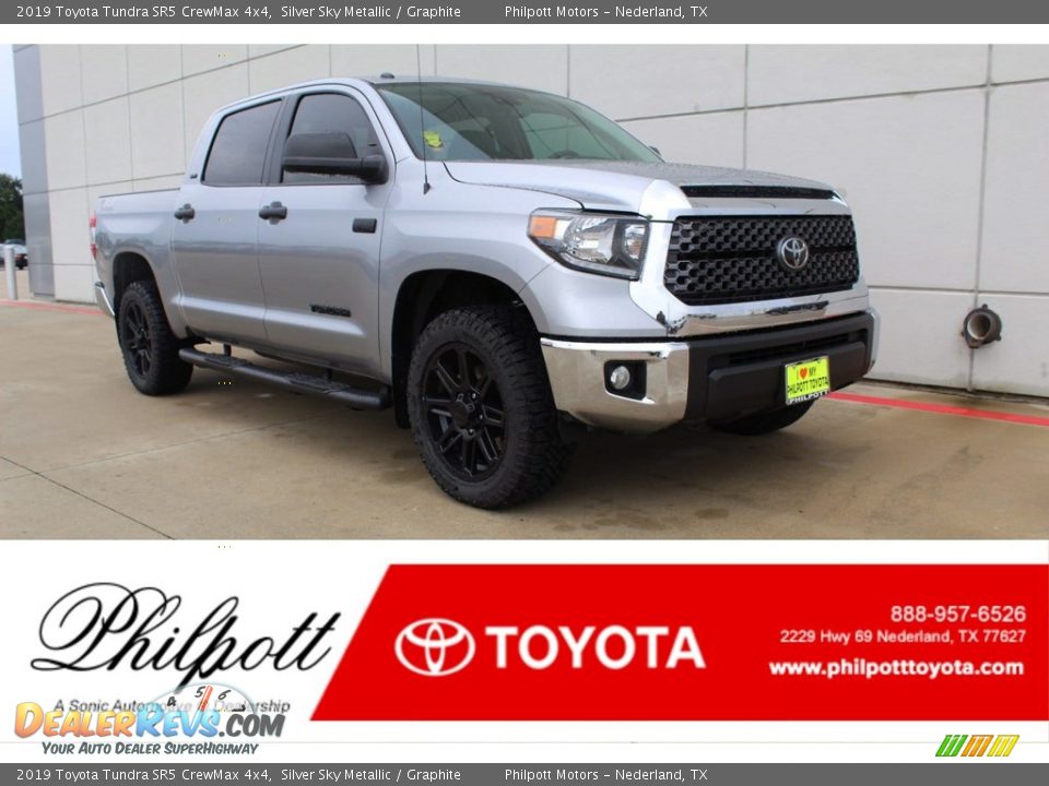 2019 Toyota Tundra SR5 CrewMax 4x4 Silver Sky Metallic / Graphite Photo #1