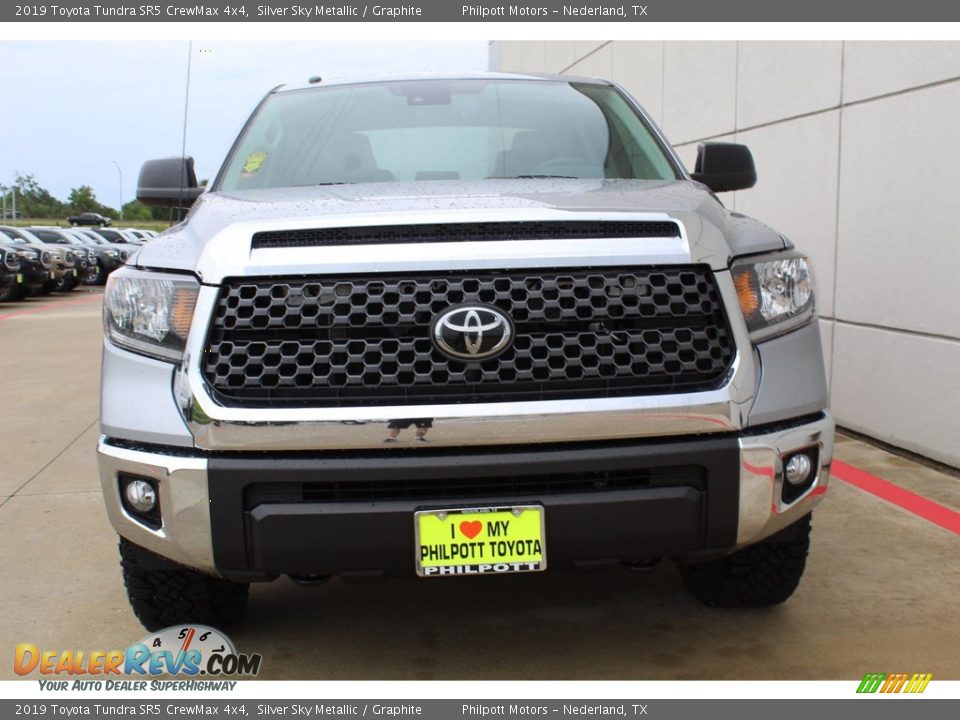 2019 Toyota Tundra SR5 CrewMax 4x4 Silver Sky Metallic / Graphite Photo #3