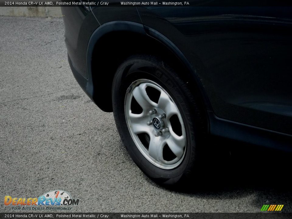 2014 Honda CR-V LX AWD Polished Metal Metallic / Gray Photo #3