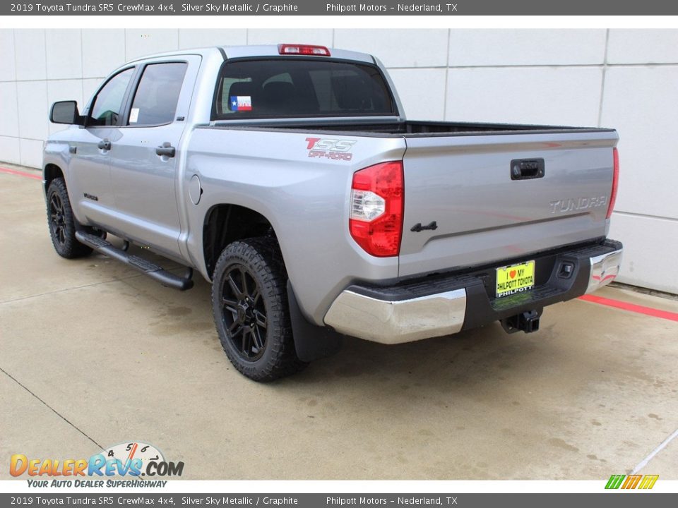 2019 Toyota Tundra SR5 CrewMax 4x4 Silver Sky Metallic / Graphite Photo #6