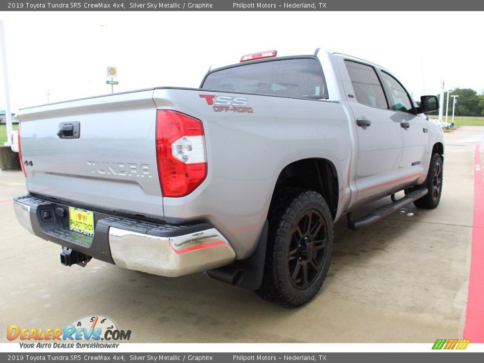 2019 Toyota Tundra SR5 CrewMax 4x4 Silver Sky Metallic / Graphite Photo #8