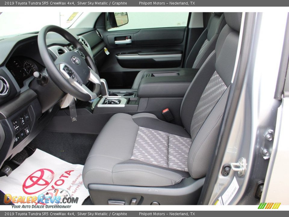 2019 Toyota Tundra SR5 CrewMax 4x4 Silver Sky Metallic / Graphite Photo #10
