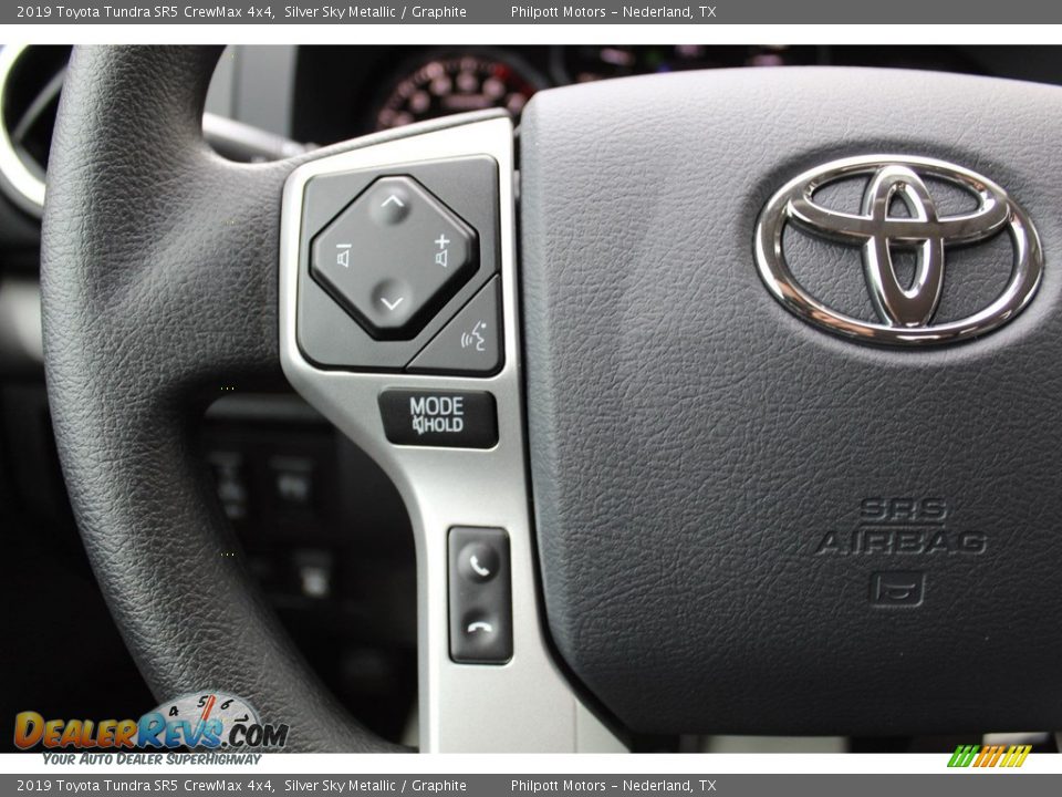 2019 Toyota Tundra SR5 CrewMax 4x4 Silver Sky Metallic / Graphite Photo #12
