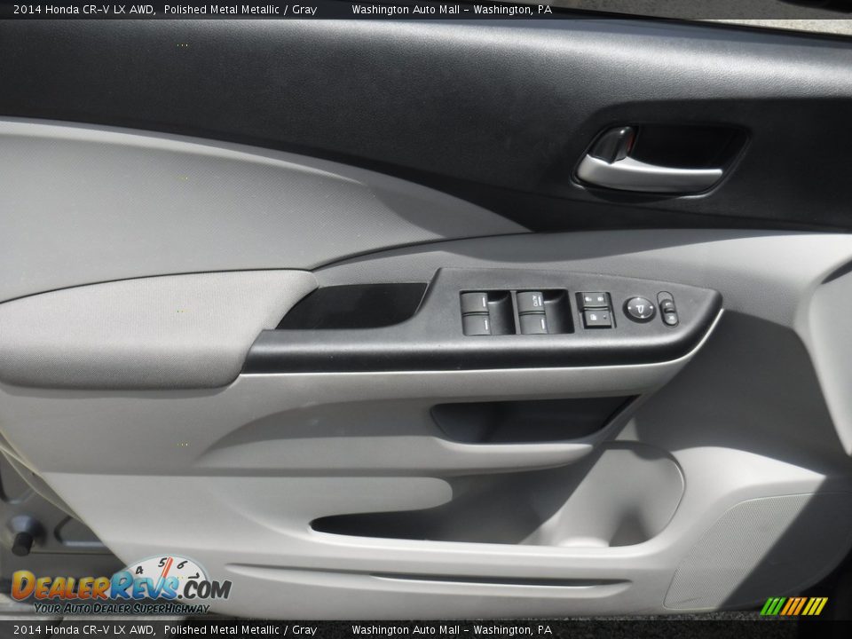 2014 Honda CR-V LX AWD Polished Metal Metallic / Gray Photo #13