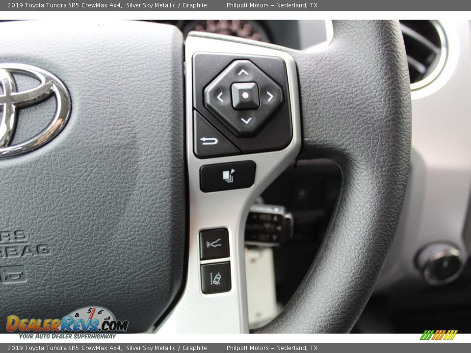 2019 Toyota Tundra SR5 CrewMax 4x4 Silver Sky Metallic / Graphite Photo #13
