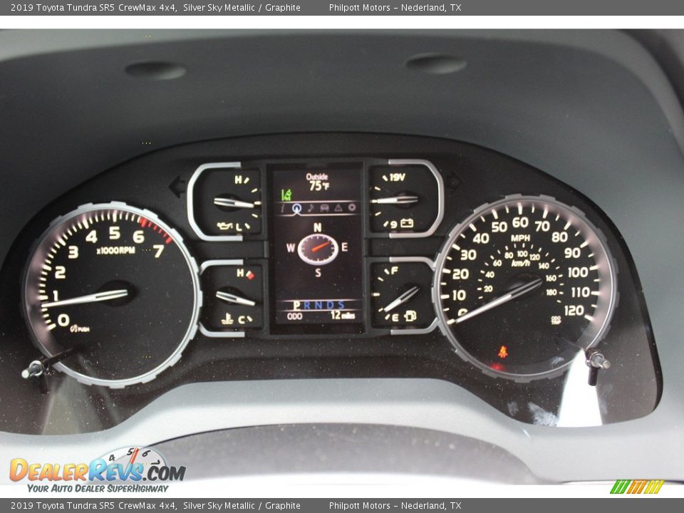 2019 Toyota Tundra SR5 CrewMax 4x4 Silver Sky Metallic / Graphite Photo #14